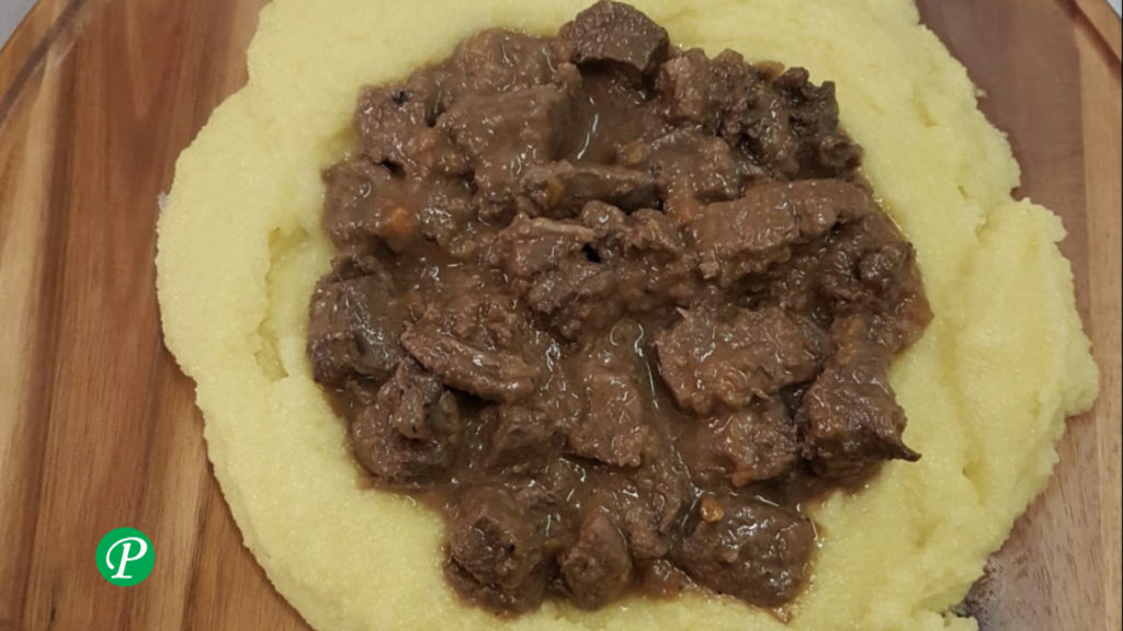 Polenta con ragù di cinghiale: video