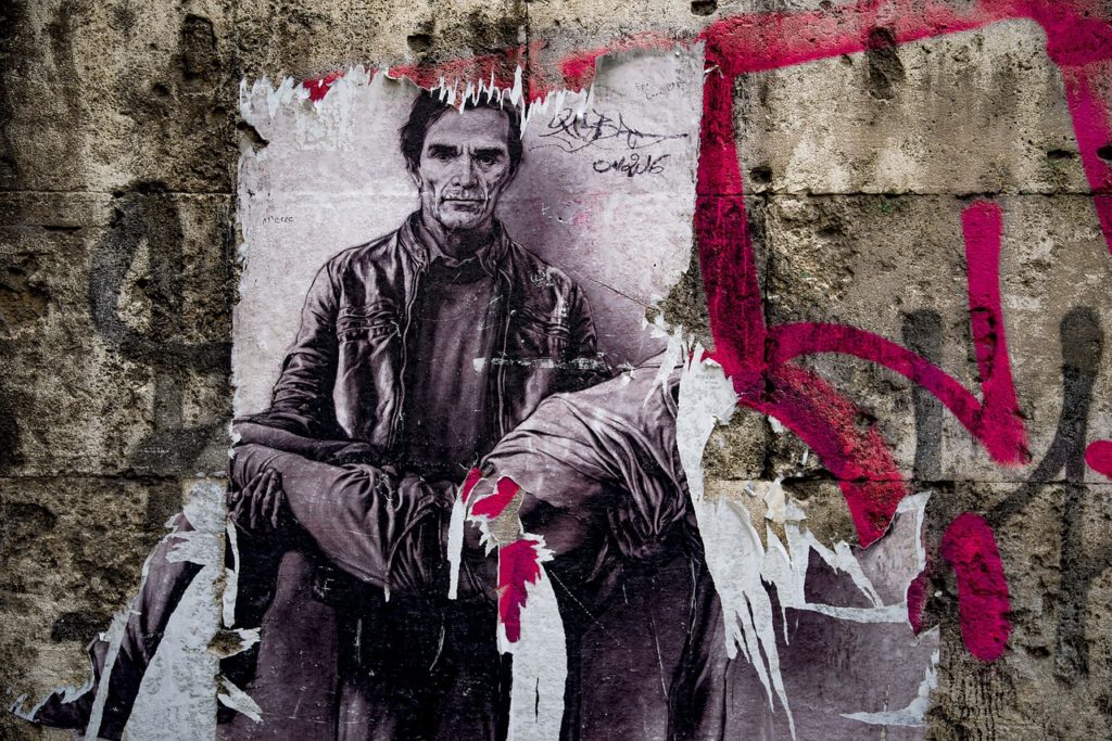 Murales di Pier Paolo Pasolini