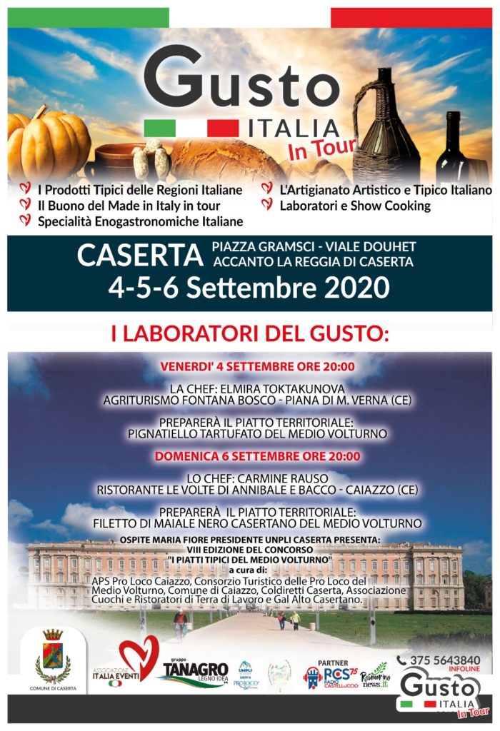 Locandina Gusto Italia in tour