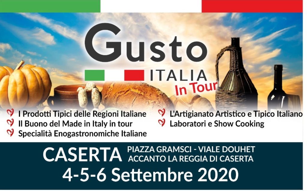 Gusto Italia in tour 2020: sesta tappa a Caserta