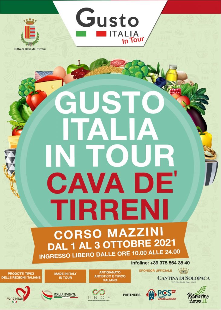 Gusto Italia in tour a Cava dei Tirreni