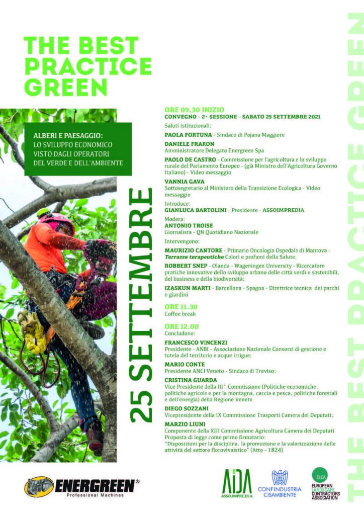 The best practice green: programma completo