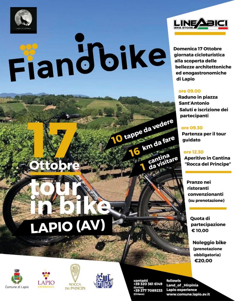 Bike tour a Lapio, nel borgo del Fiano,