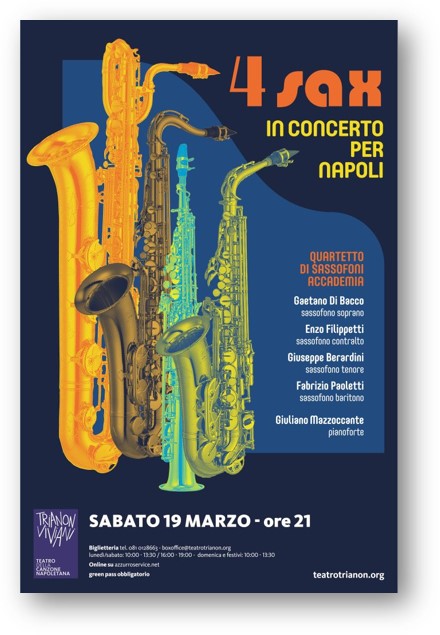 4 sax in concerto per Napoli