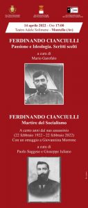 Ferdinando Cianciulli, l’omaggio di Montella