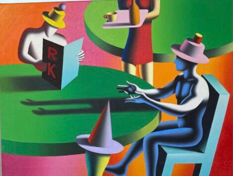 Paintbeat: Mark Kostabi e Tony Esposito in mostra a Mantova