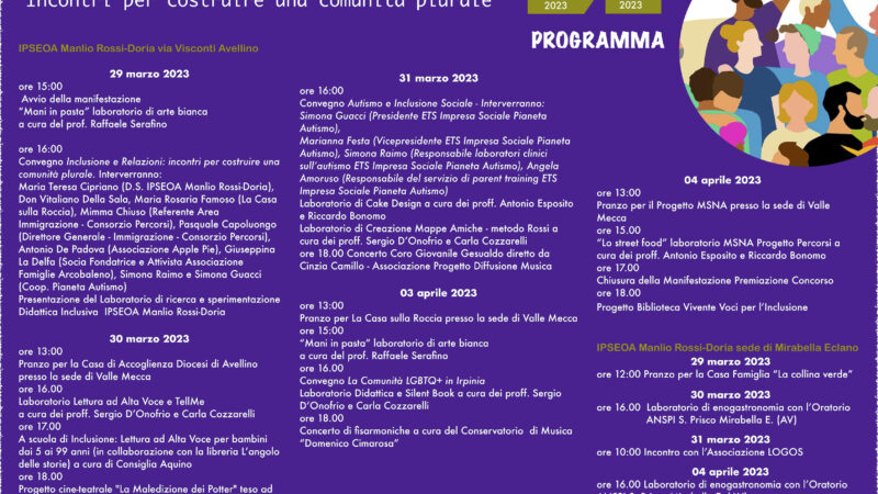 All’IPSEOA Manlio Rossi-Doria di Avellino: incontri per costruire una comunità plurale